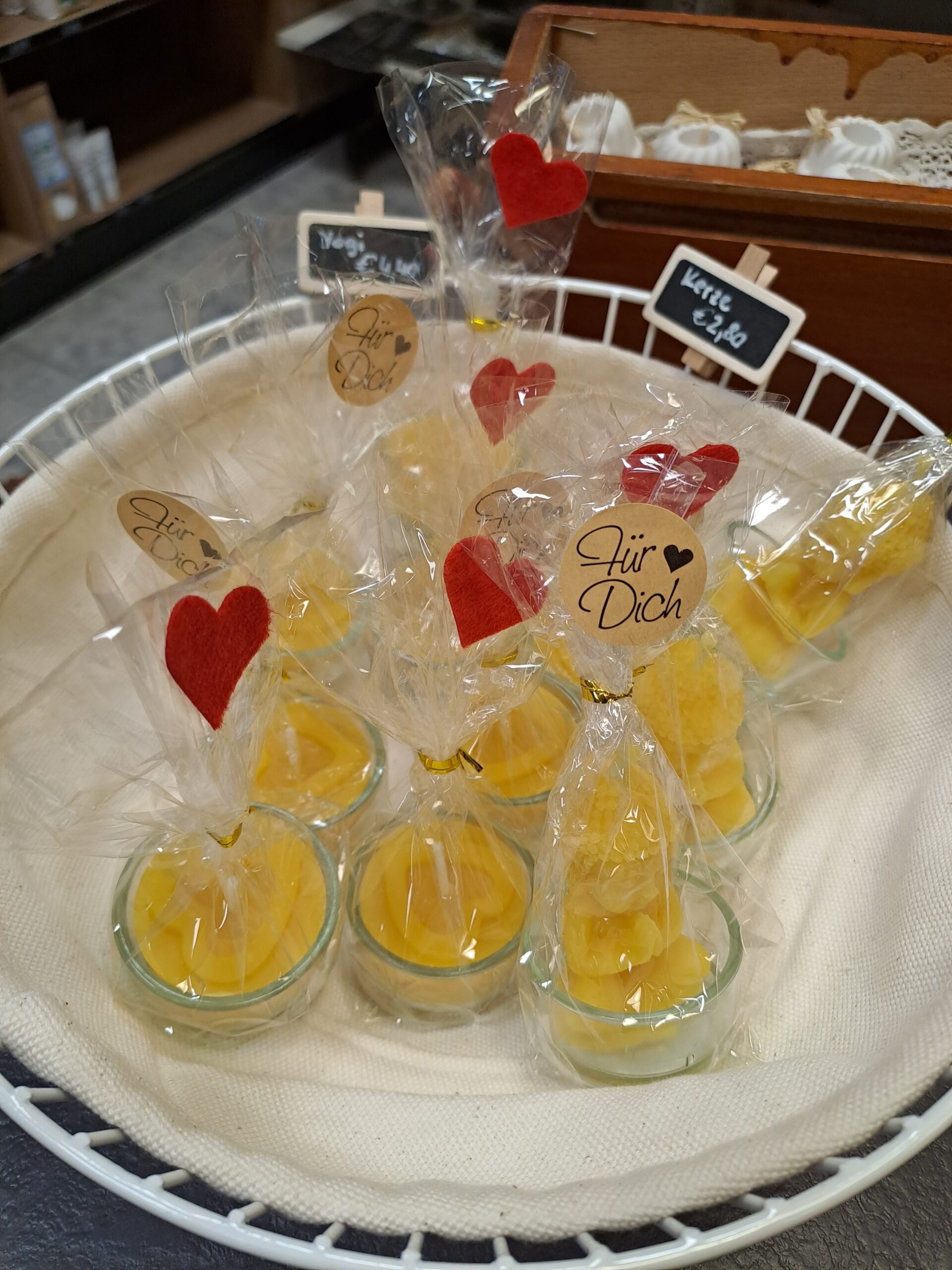 Bienenwachsteelicht im Glas – Bild 6