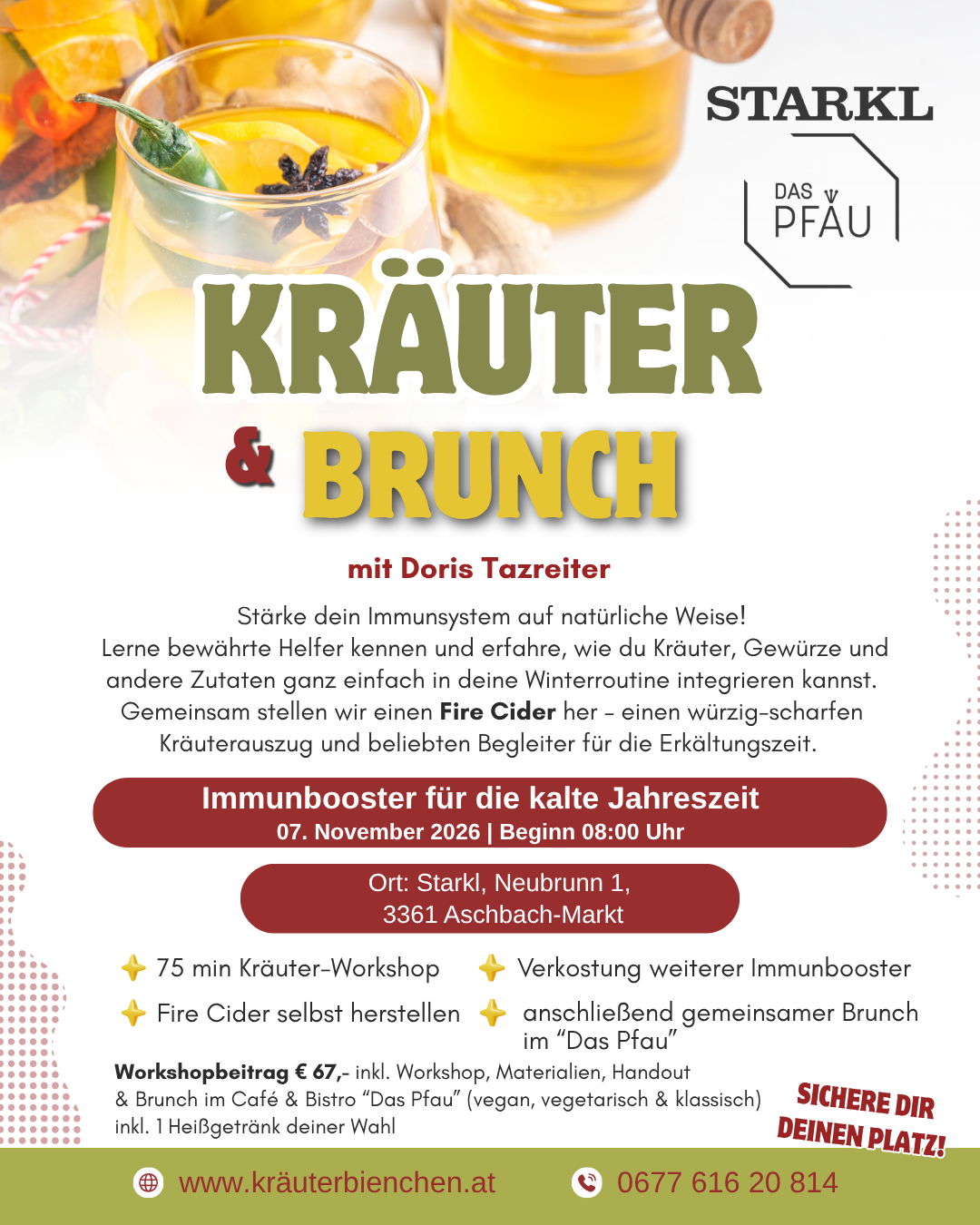 Kräuter & Brunch - Immunbooster für die kalte Jahreszeit