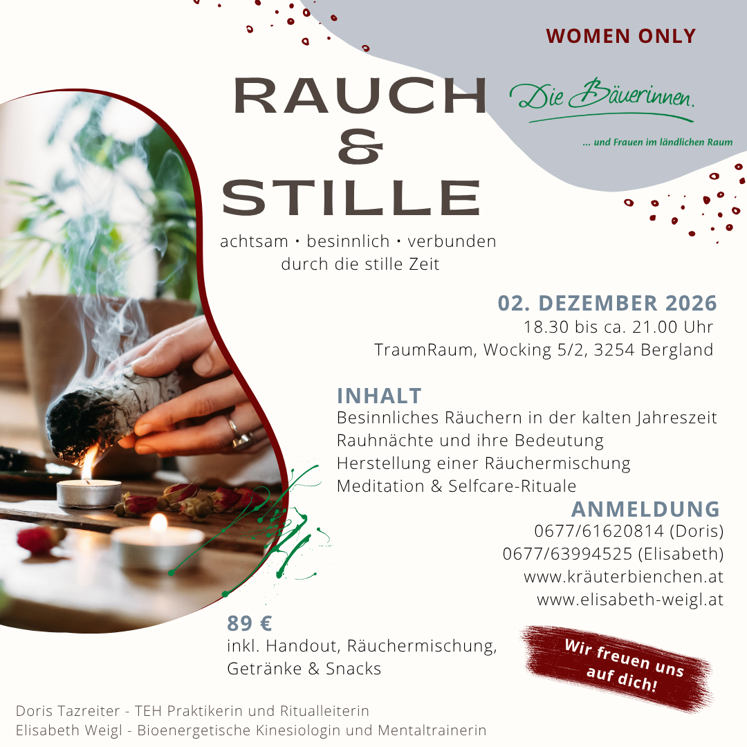 Räucherabend - Rauch & Stille in Bergland