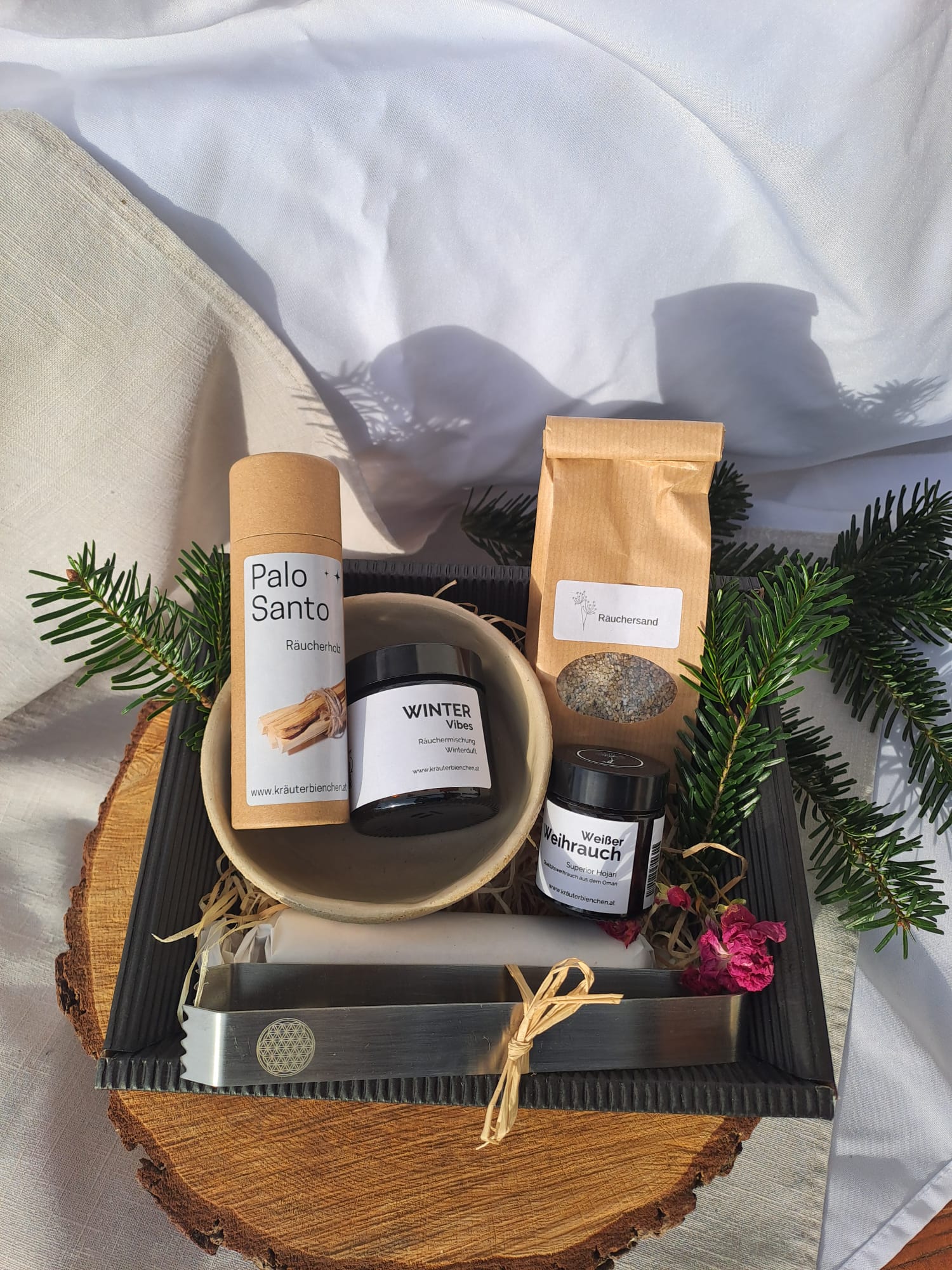 Räucherset - mit Räucherschale der Lebenshilfe NÖ – Bild 2