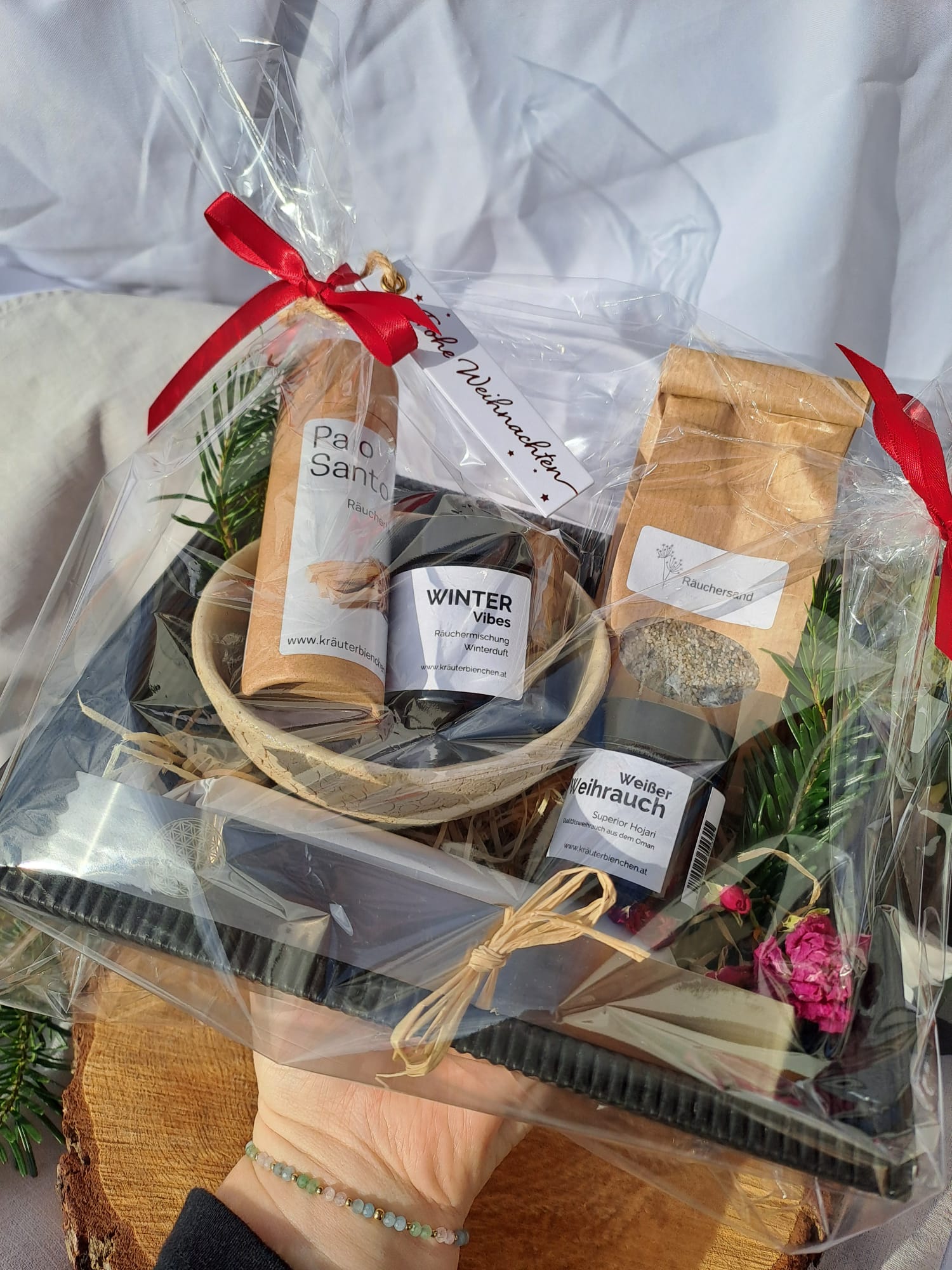 Räucherset - mit Räucherschale der Lebenshilfe NÖ – Bild 3