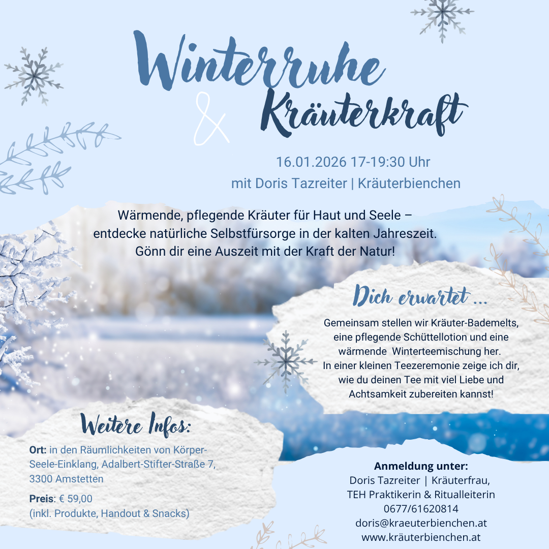 Winterruhe & Kräuterkraft